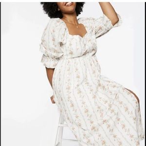 Forever 21 Cotton Floral Prairie Dress